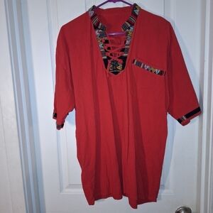 Mens Red Guatemala T Shirt